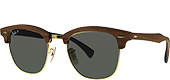 Clubmaster Wood Polarized RB3016M-118158