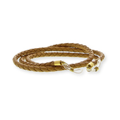 Eyewear string leather - Beige