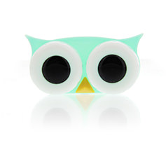 Lens Case Owl Green Lens Case Owl Green