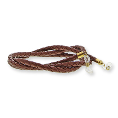 Eyewear string leather - Brown Eyewear string leather - Brown