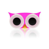 Lens Case Owl Pink