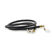 Eyewear string leather - Black