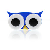 Lens Case Owl Blue